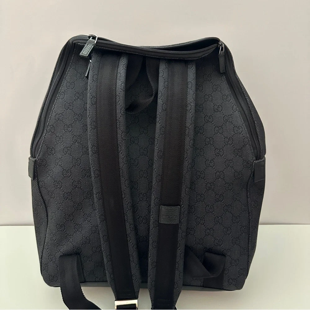 BRAND NEW Gucci GG Black Canvas Men’s Backpack Large